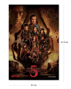 Stranger Things Season 5 Poster: The Finale - Chapter Eight: The Rightside Up - 61x91,5 cm