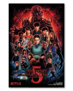 Stranger Things - Staffel 5 Poster 5er Set #2 - (5 Plakate der 5 Seasons)