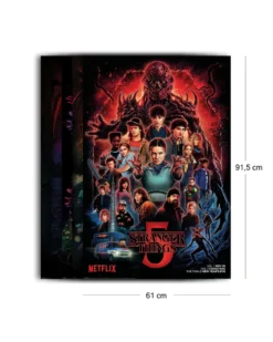 Stranger Things - Staffel 5 Poster 5er Set #2 - (5 Plakate der 5 Seasons)