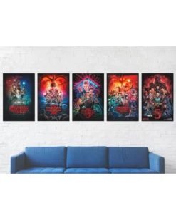 Stranger Things - Staffel 5 Poster 5er Set #2 - (5 Plakate der 5 Seasons)