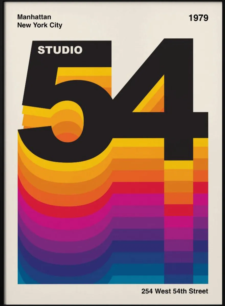 Studio 54 Retro Design