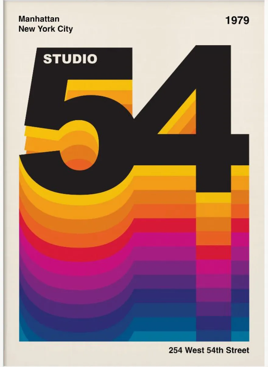 Studio 54 Retro Design