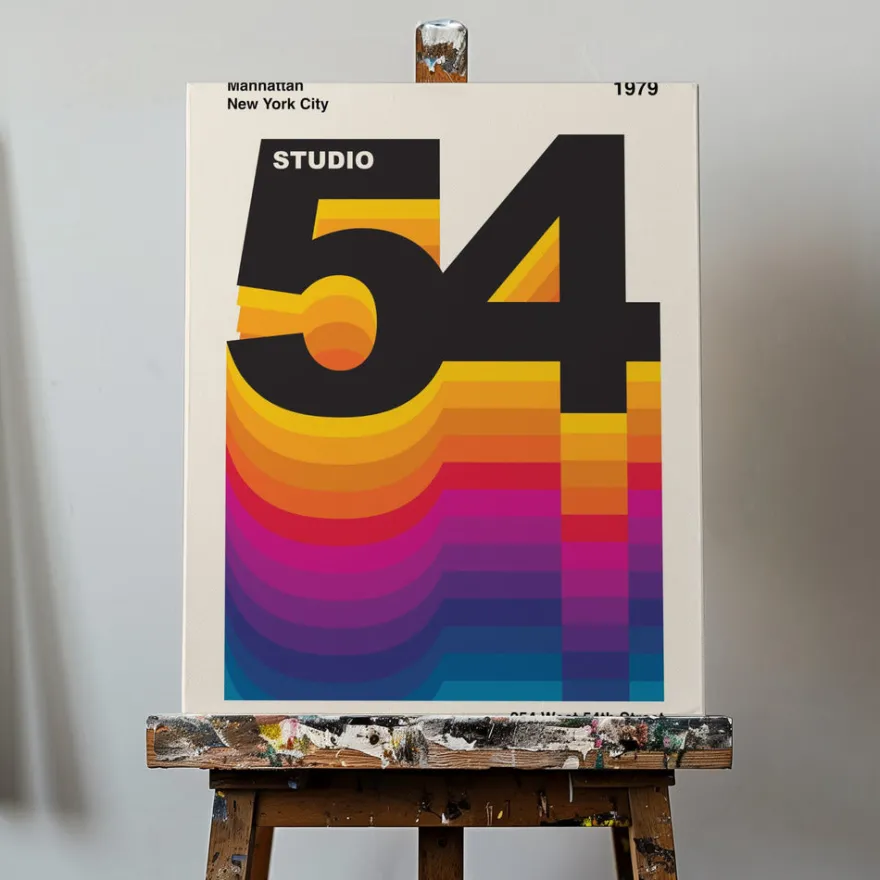 Studio 54 Retro Design