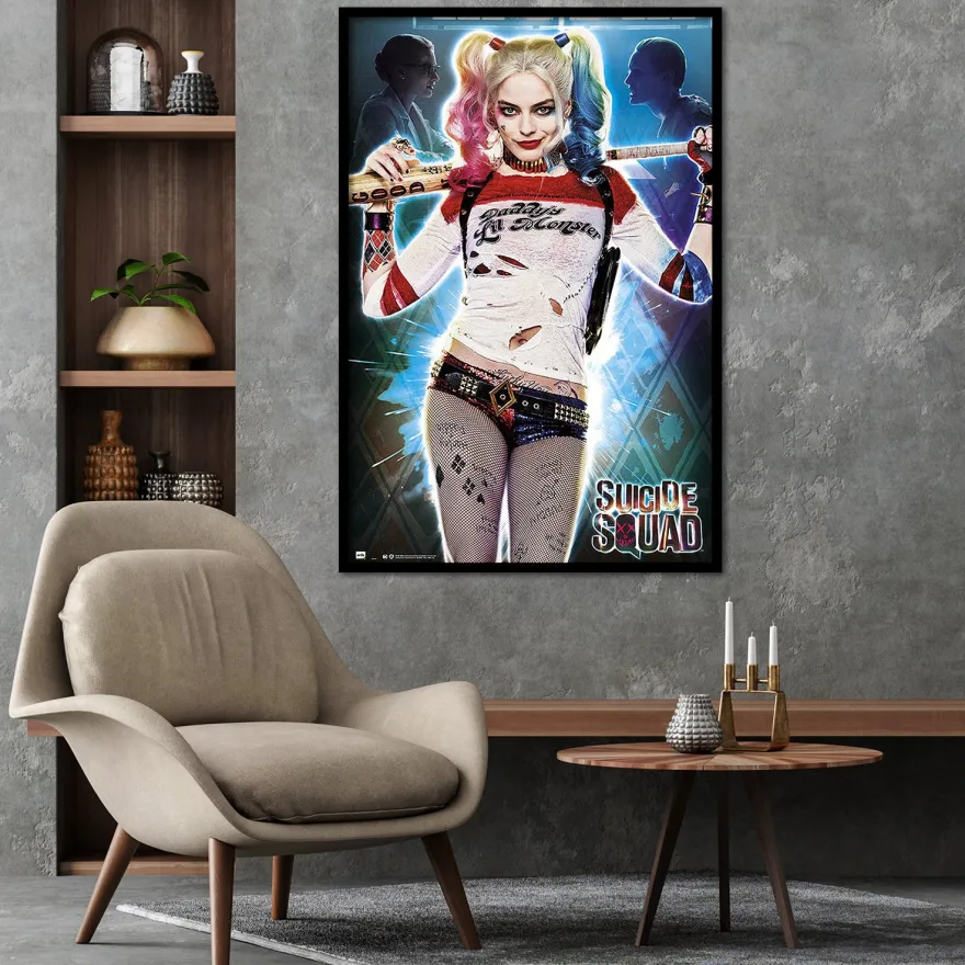 Suicide Squad Poster Harley Quinn Daddys Lil Monster