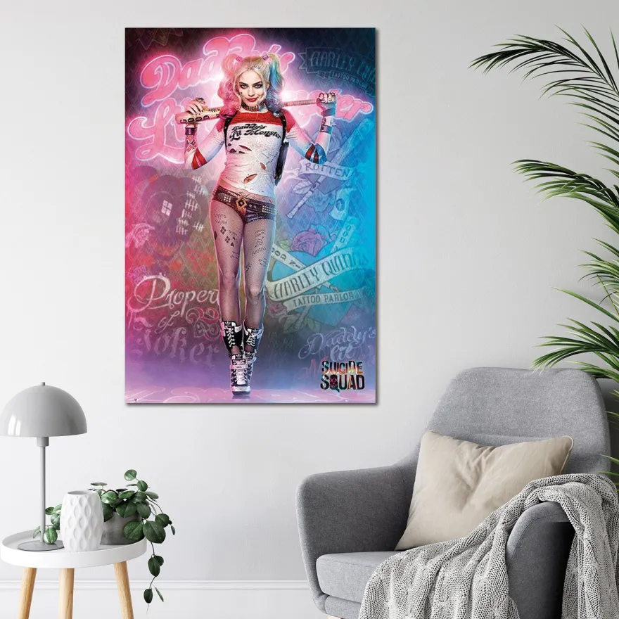Suicide Squad Poster Stehend Harley Quinn