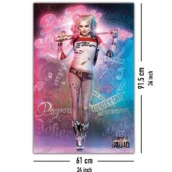 Suicide Squad Poster Stehend Harley Quinn