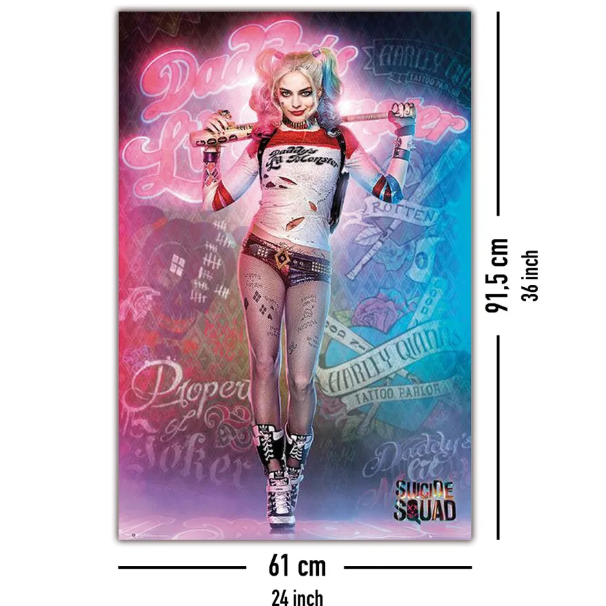 Suicide Squad Poster Stehend Harley Quinn