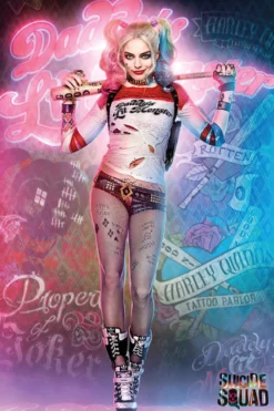 Suicide Squad Poster Stehend Harley Quinn