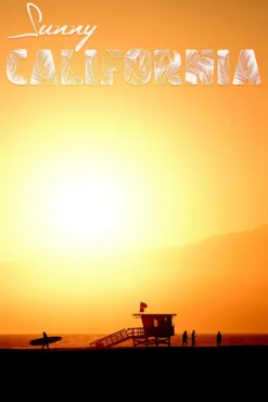 Sunny California Poster