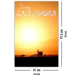 Sunny California Poster