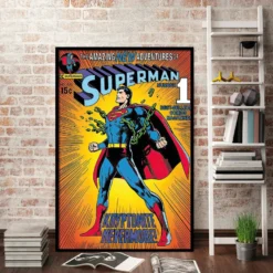 Superman Poster Comic Cover Kryptonite Nevermore!