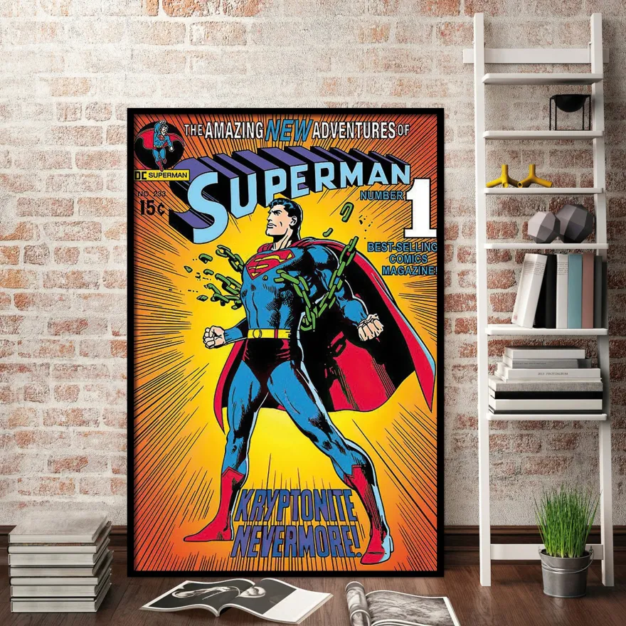 Superman Poster Comic Cover Kryptonite Nevermore!