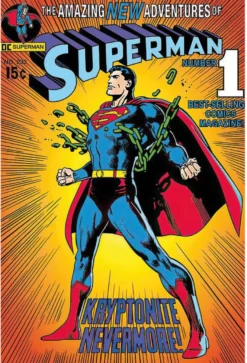 Superman Poster Comic Cover Kryptonite Nevermore!