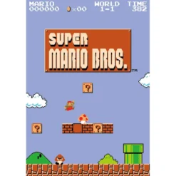 Super Mario Bros. Poster Level 1-1