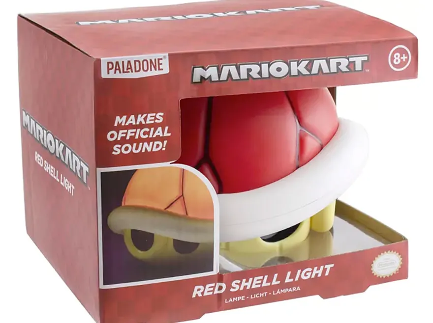 Super Mario Kart Tischlampe Red Shell