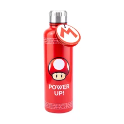 Super Mario Metall Trinkflasche Power Up!