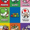 Super Mario Poster Characters