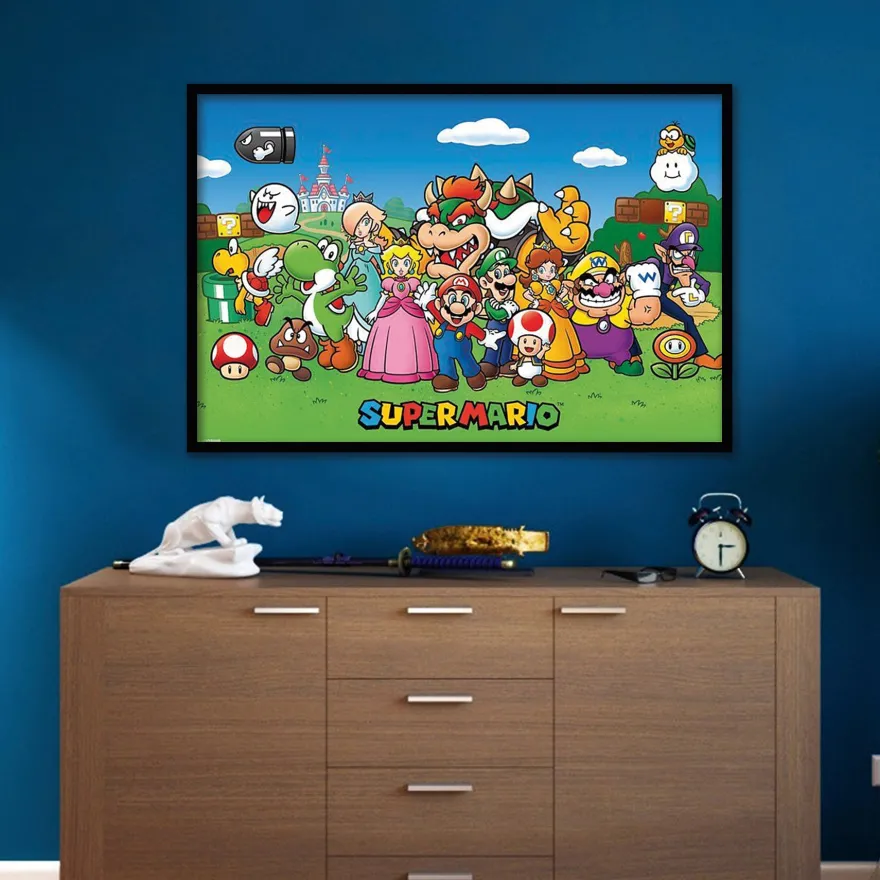 Super Mario Poster Charaktere