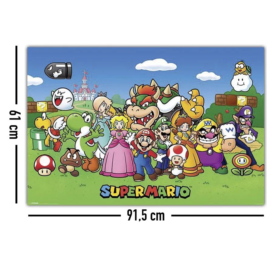 Super Mario Poster Charaktere
