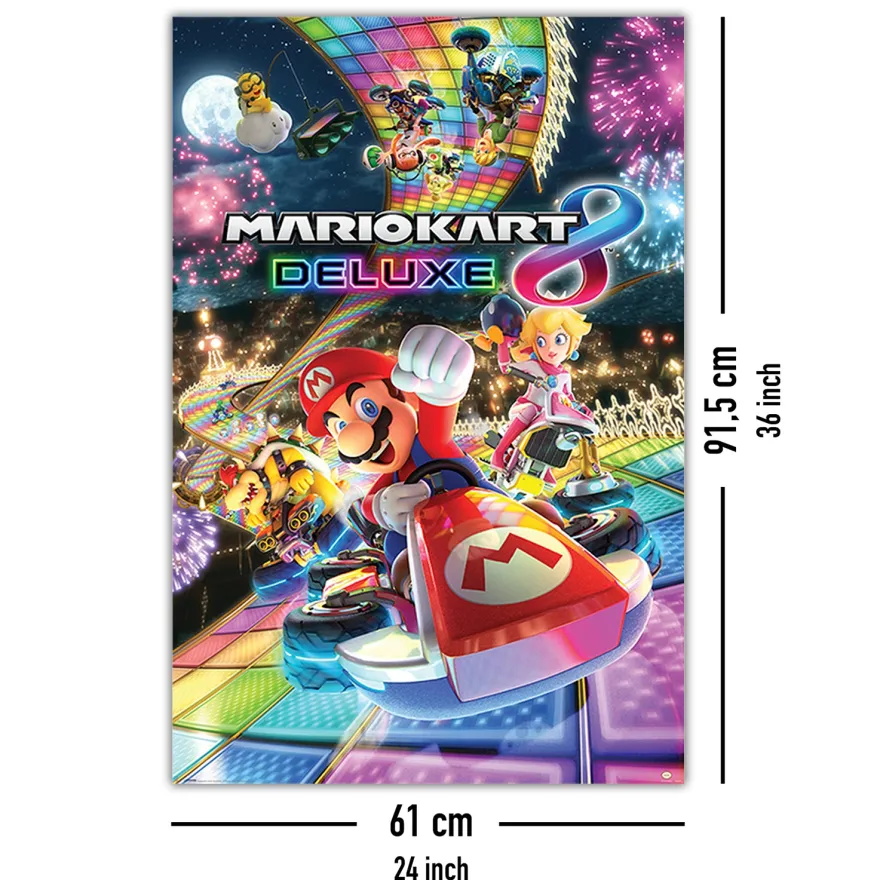 Super Mario Poster Mario Kart 8 (Deluxe)