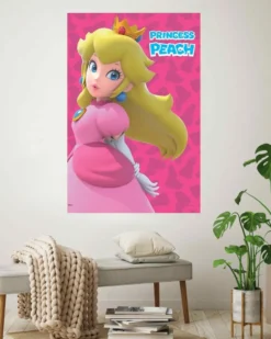 Super Mario Poster The Princess Peach