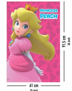 Super Mario Poster The Princess Peach