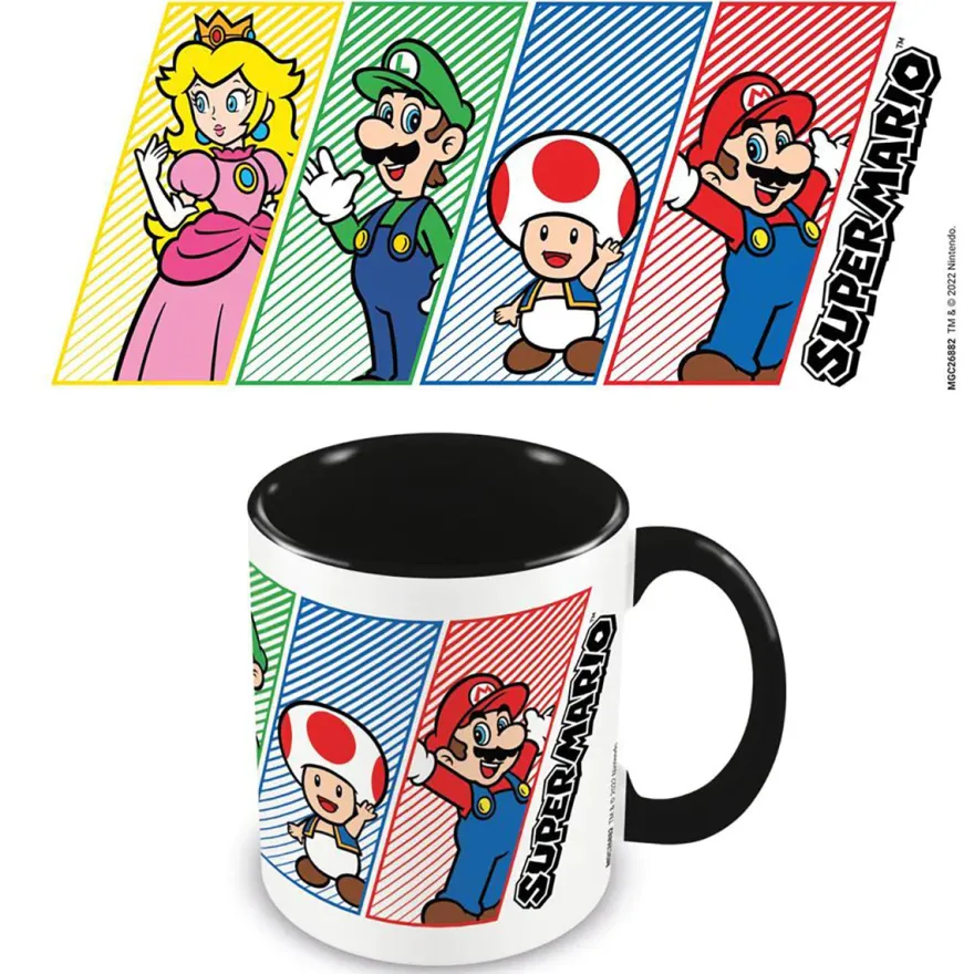 Super Mario Tasse Charaktere