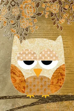 Sweet Owl Poster Antik