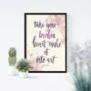 Take Your Broken Heart Make It Into Art Kunstdruck Madeleine