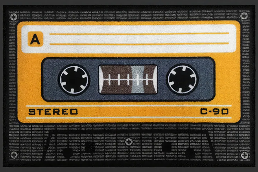 Tape Fußmatte Kassette / Tape Orange