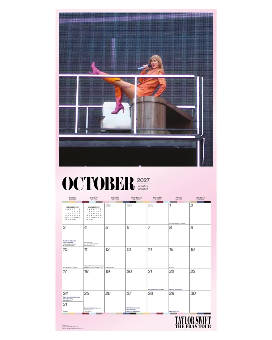Taylor Swift Kalender 2027