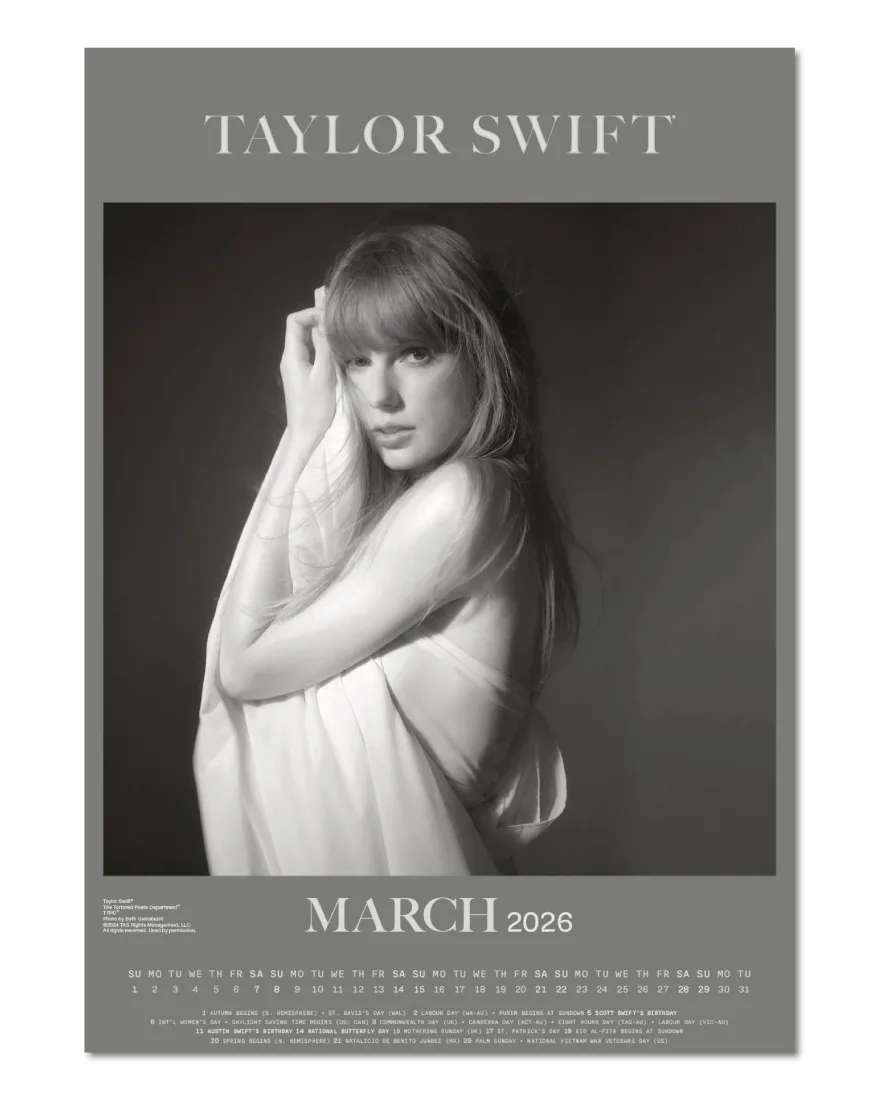Taylor Swift Kalender 2026 DIN A3