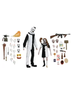 Terrifier 2 Actionfigurenpack Art the Clown & Pale Girl