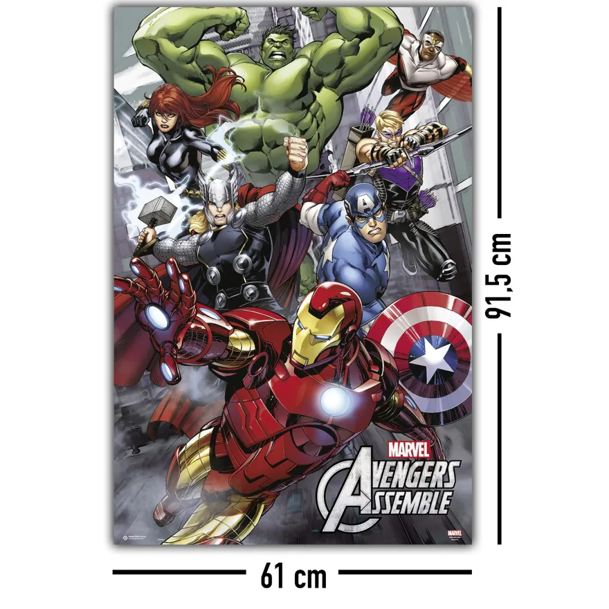 The Avengers Poster Marvel Comics
