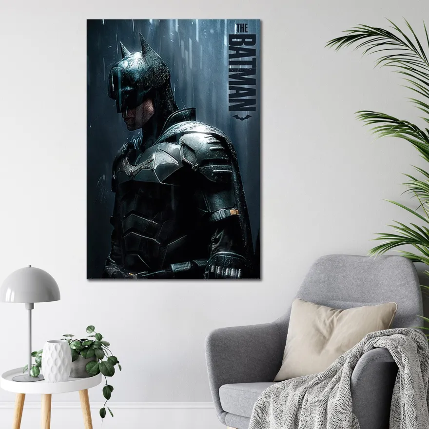 The Batman Poster Downpour Robert Pattinson