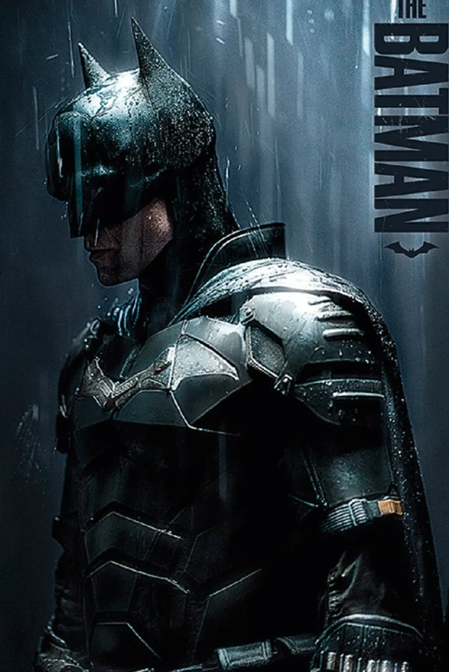 The Batman Poster Downpour Robert Pattinson
