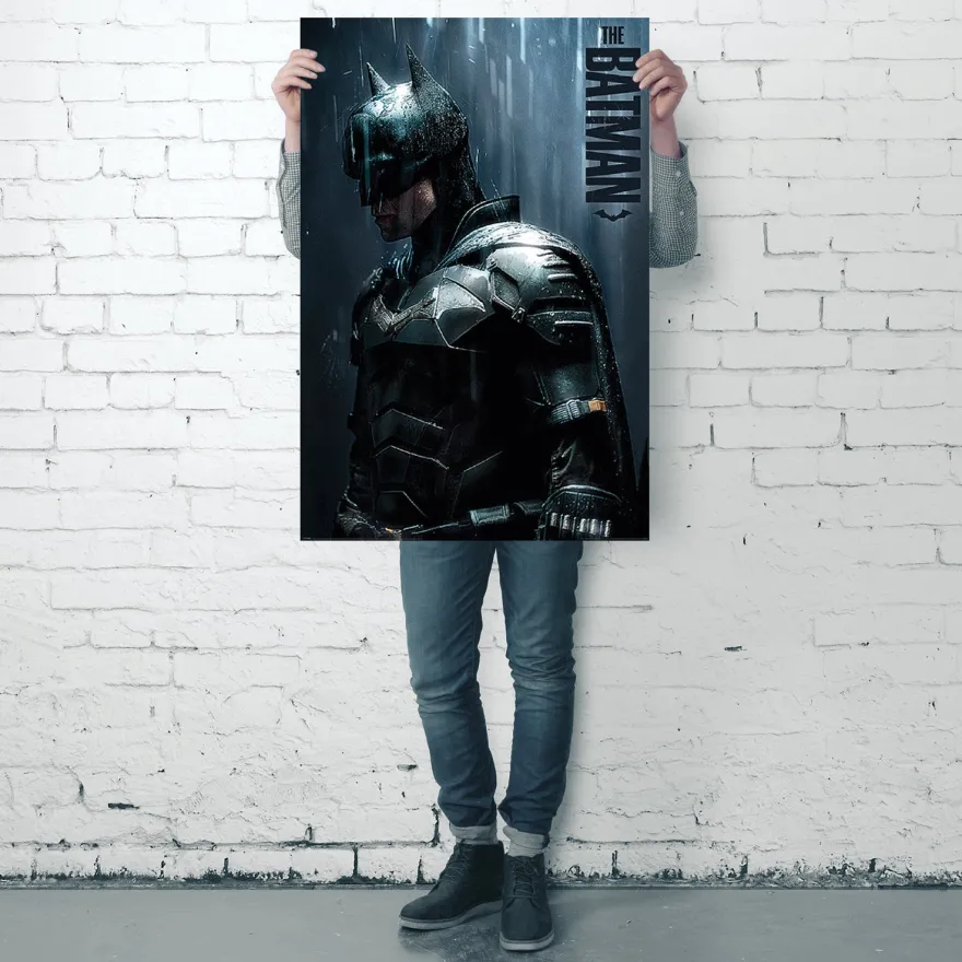 The Batman Poster Downpour Robert Pattinson