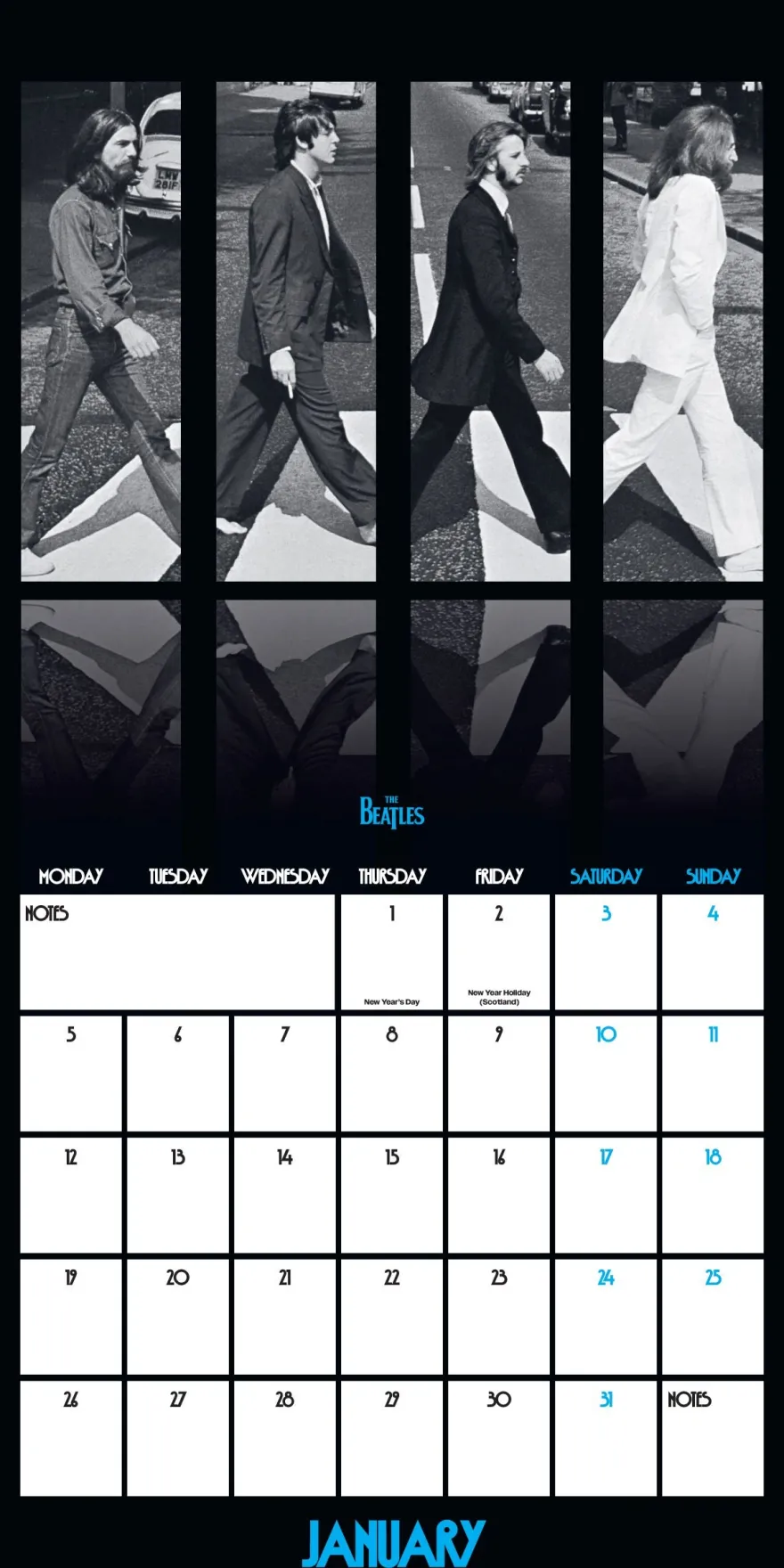 The Beatles Kalender 2026