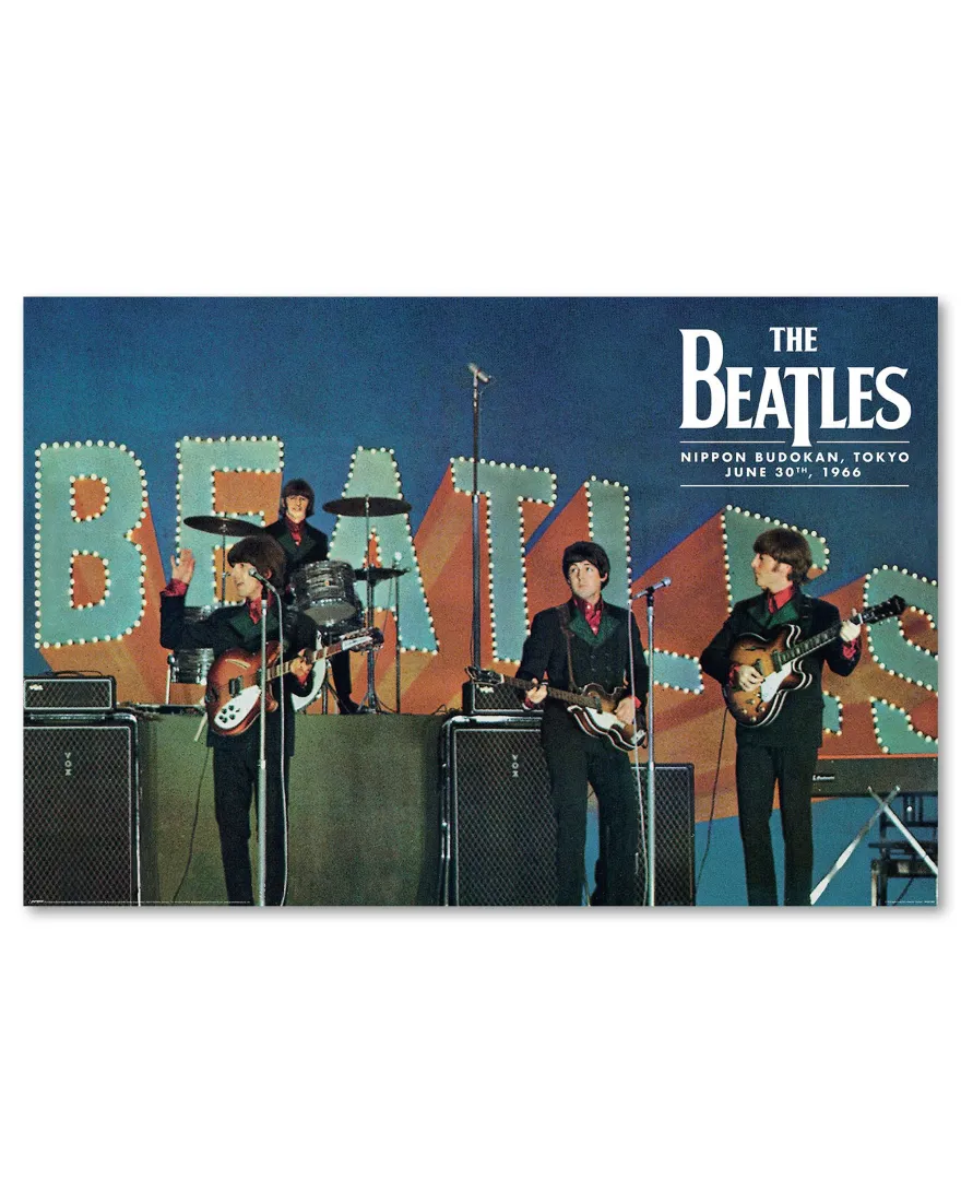 The Beatles Poster Nippon Budokan, Tokyo 1966