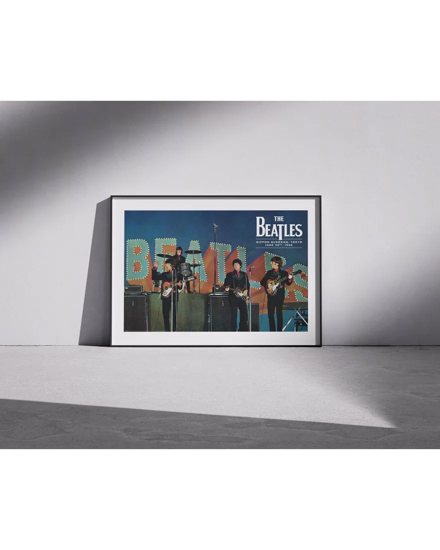 The Beatles Poster Nippon Budokan, Tokyo 1966