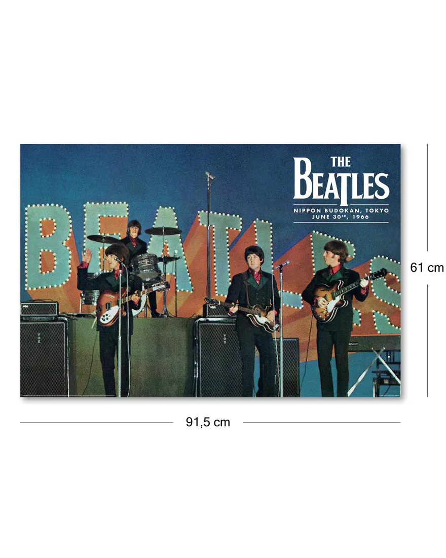 The Beatles Poster Nippon Budokan, Tokyo 1966