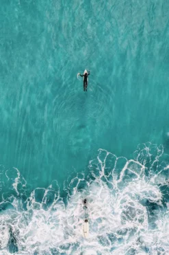 The Big Blue Poster Surfer Mighty And Mesmerizing