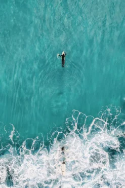 The Big Blue Poster Surfer Mighty And Mesmerizing