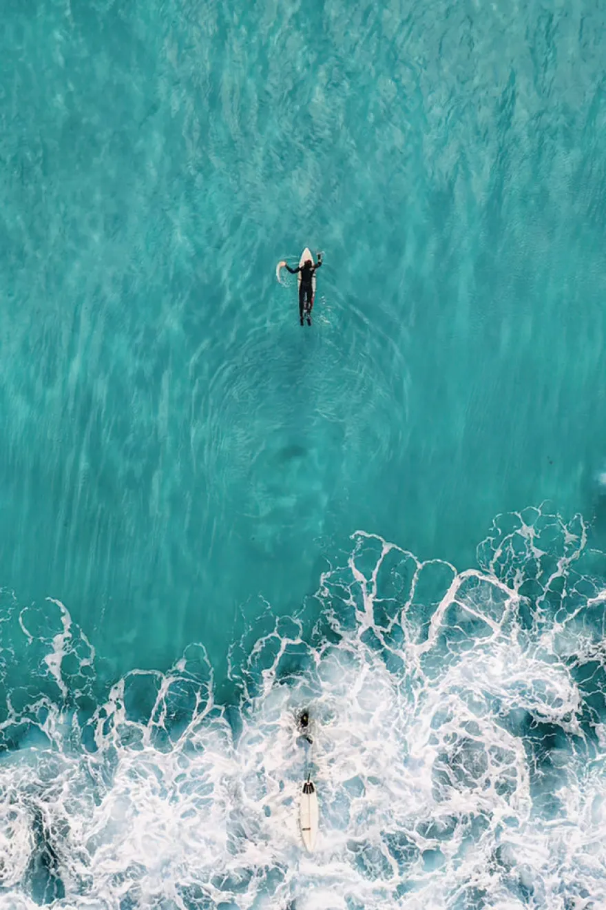 The Big Blue Poster Surfer Mighty And Mesmerizing
