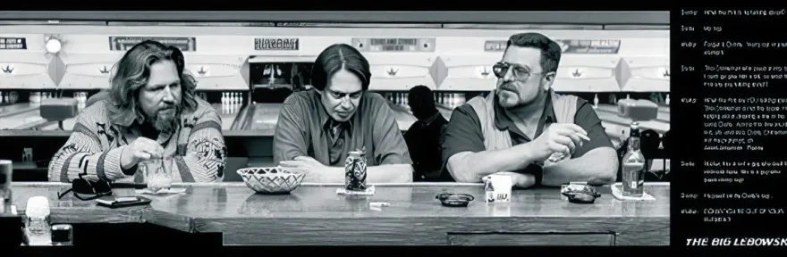 The Big Lebowski Poster Zitate