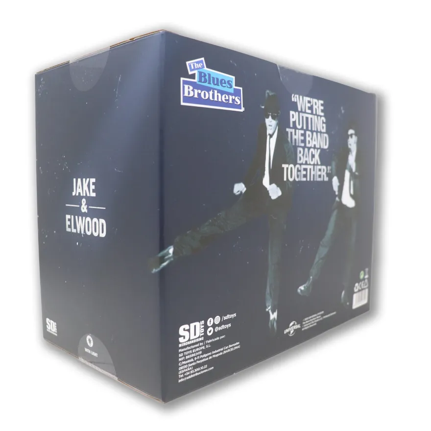 The Blues Brothers Figurenset Jake & Elwood Blues mit Licht