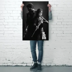 The Last Of Us Poster Schwarzweiss Porträt