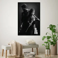 The Last Of Us Poster Schwarzweiss Porträt