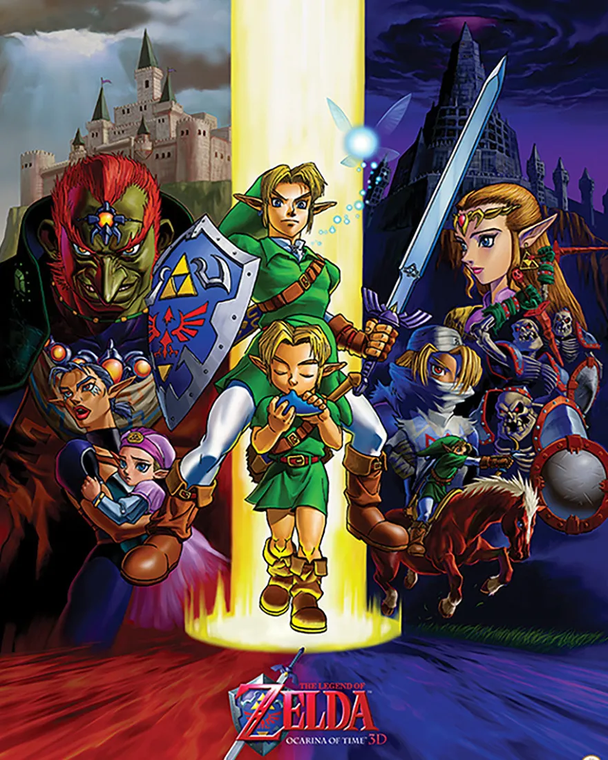 The Legend of Zelda Kunstdruck Ocarina Of Time