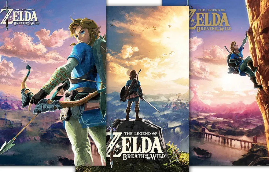 The Legend of Zelda Poster Breath Of The Wild 3er Set